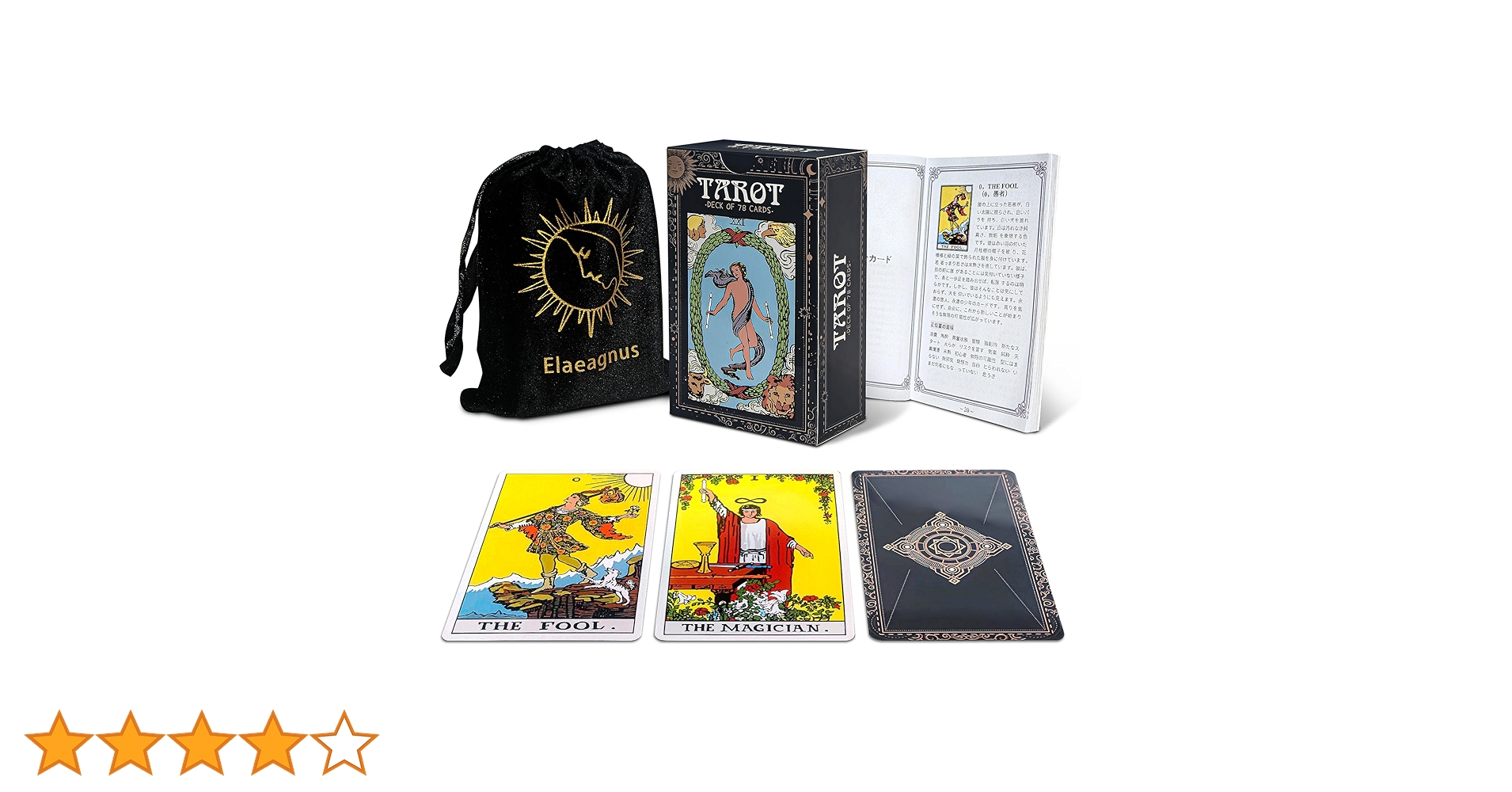 Amazon.co.jp: Elaeagnus タロットカード 初心者向け 78枚 ウェイト版 Amazon.co.jp: Elaeagnus タロットカード 初心者向け 78枚 ウェイト版